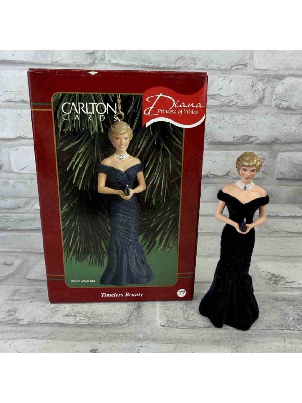 Carlton Cards Diana Princess of Wales Timeless Beauty Christmas Ornament